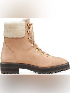 Stuart Weitzman Alpine Cozy Combat Bootied